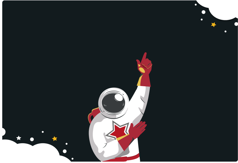 Spaceman Pointing