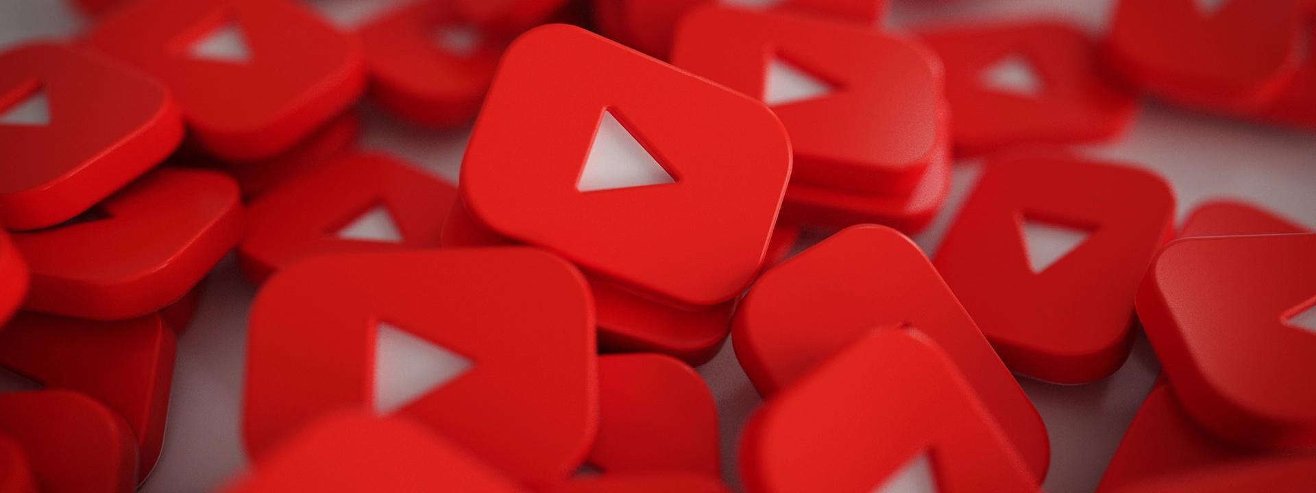 Youtube logo keyboard buttons