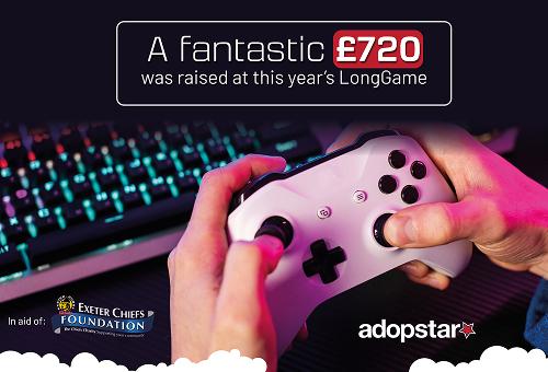 £720 raised this year at long game in aid of Exeter Chiefs foundation