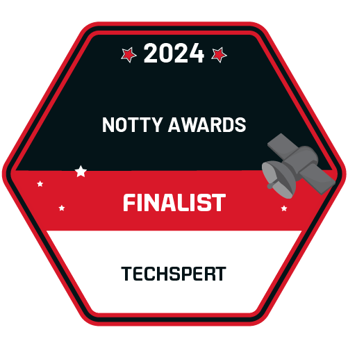 Finalist's award for Techspert from the Nottys