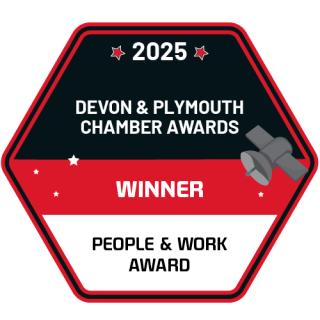 Winner's Award for People and Work from Devon & Plymouth Chamber Awards 2025