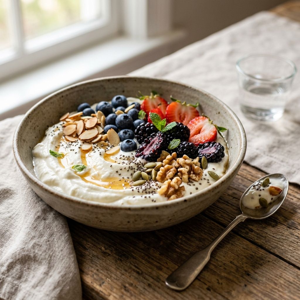 Greek yogurt + fruit