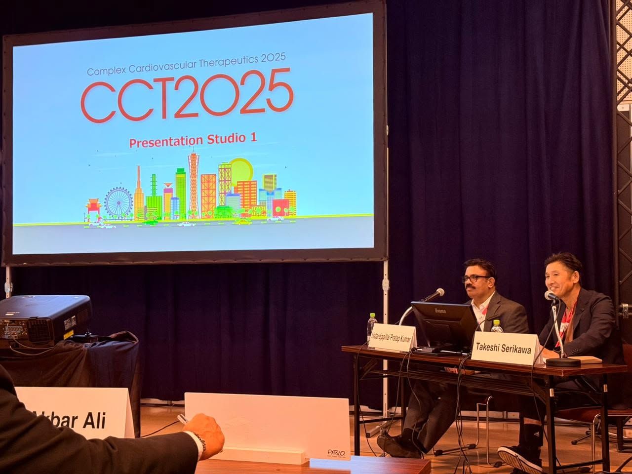 CCT 2025 speaker at the podium