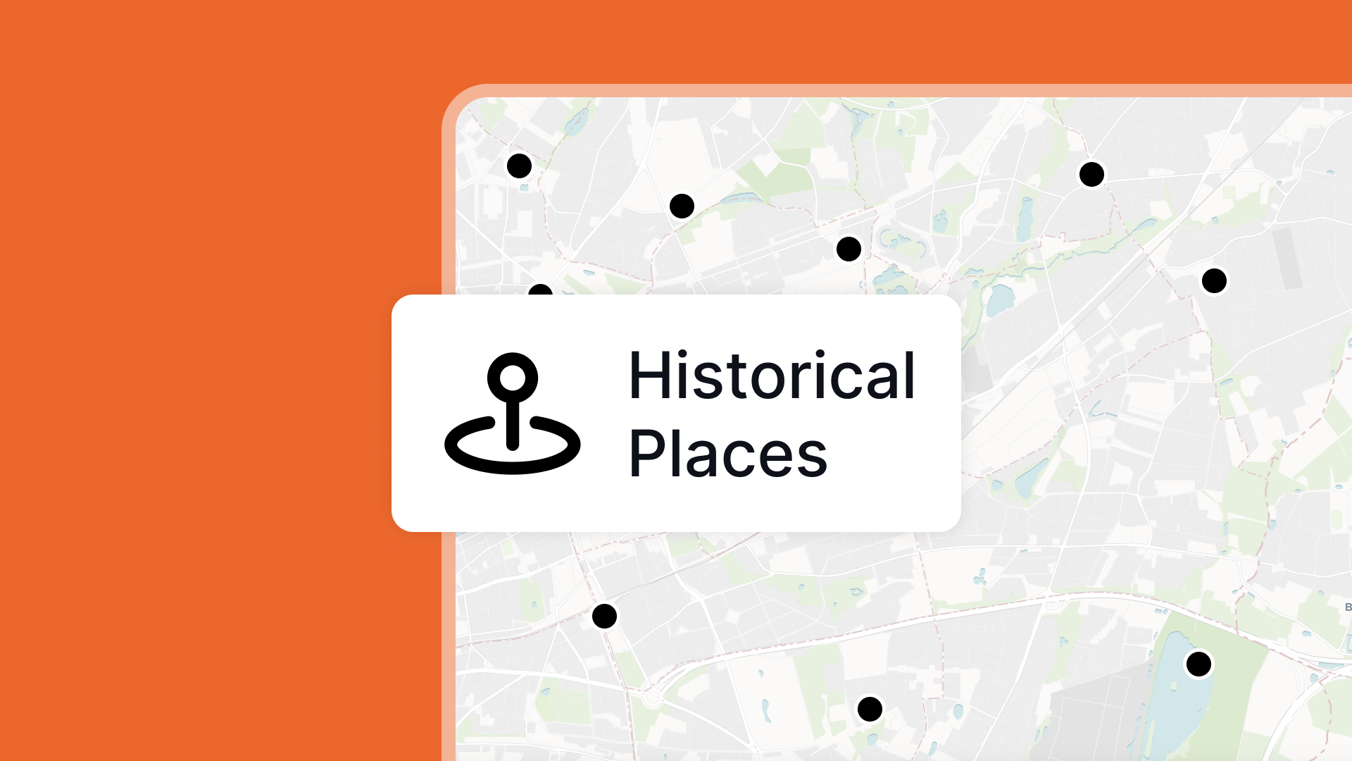 Convert a list of historic places into a map