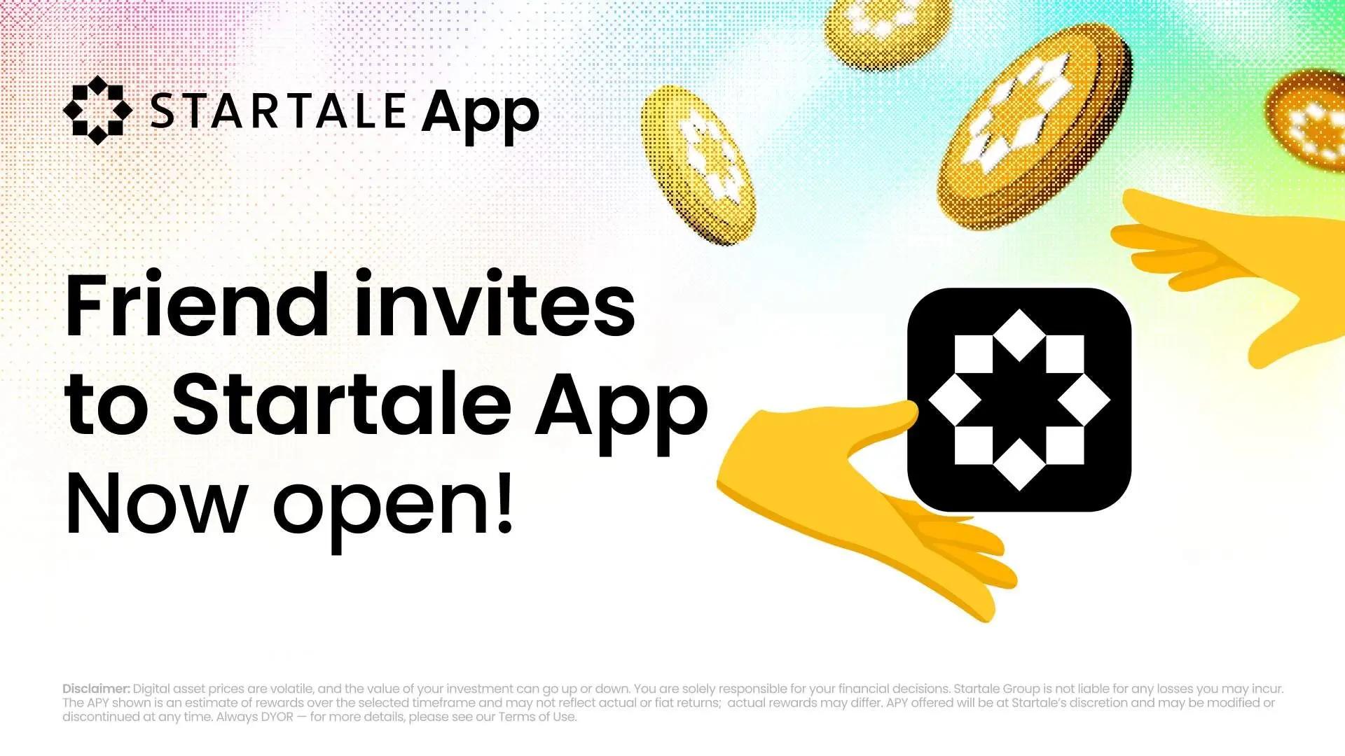 Startale App フレンド招待が開始されました！