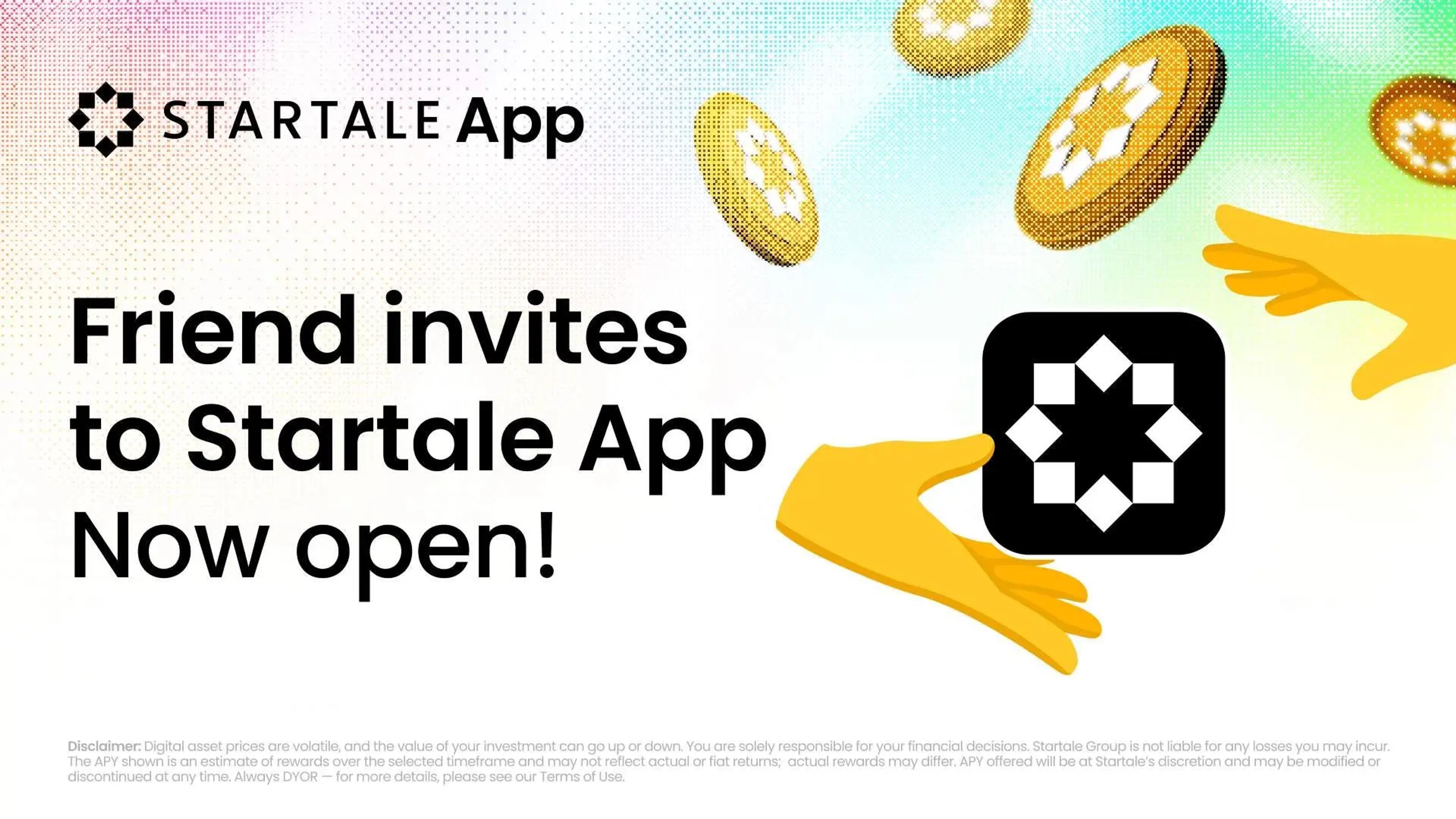 Startale App フレンド招待が開始されました！