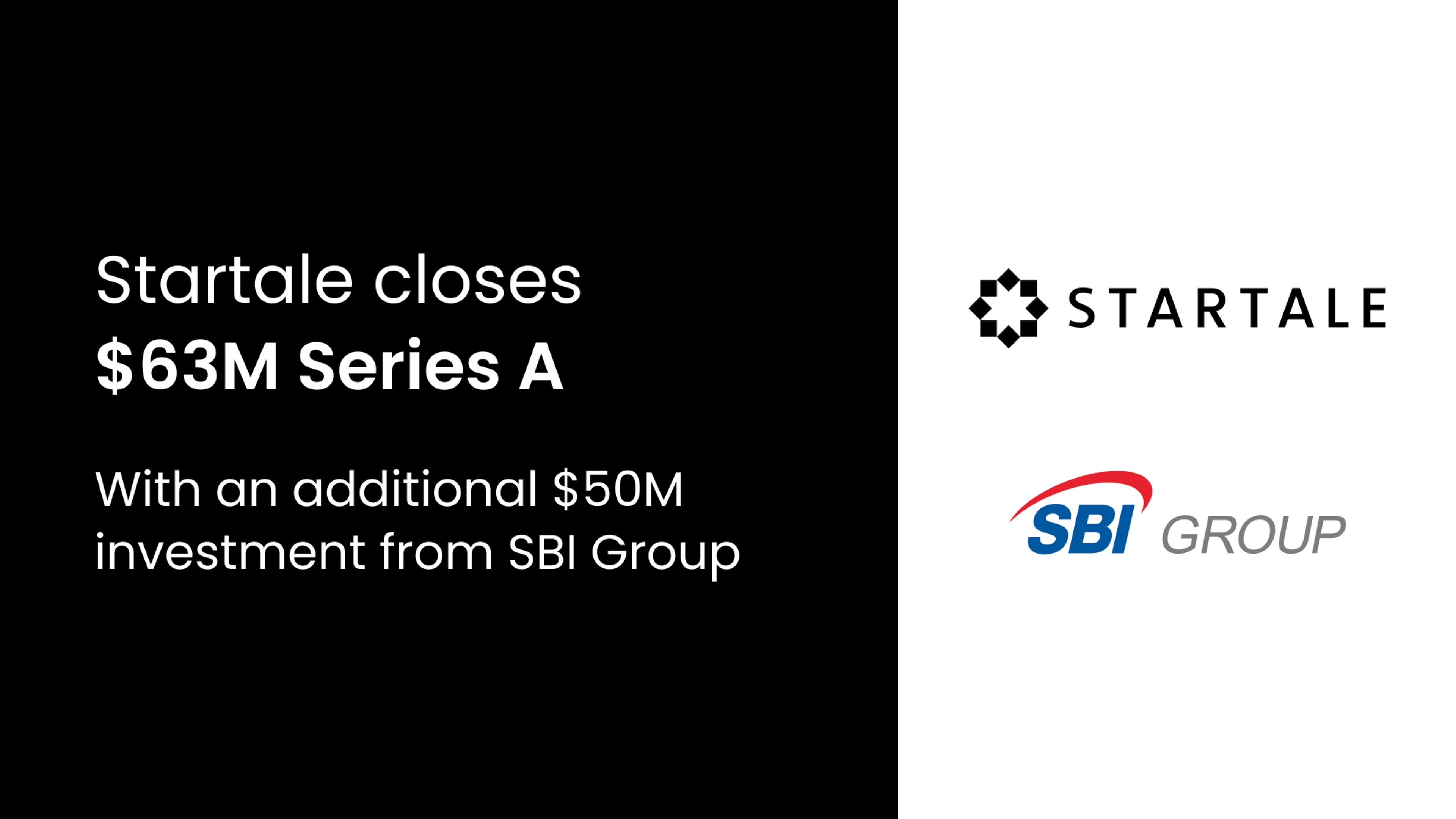 Startale Group Closes $63 Million Series A with Investment from SBI Group and Sony Innovation Fund
