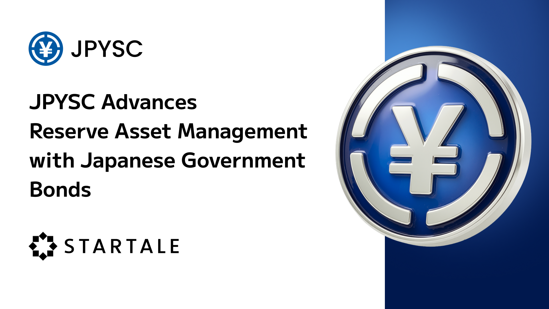 JPYSC Advances Reserve Asset Management with Japanese Government Bonds