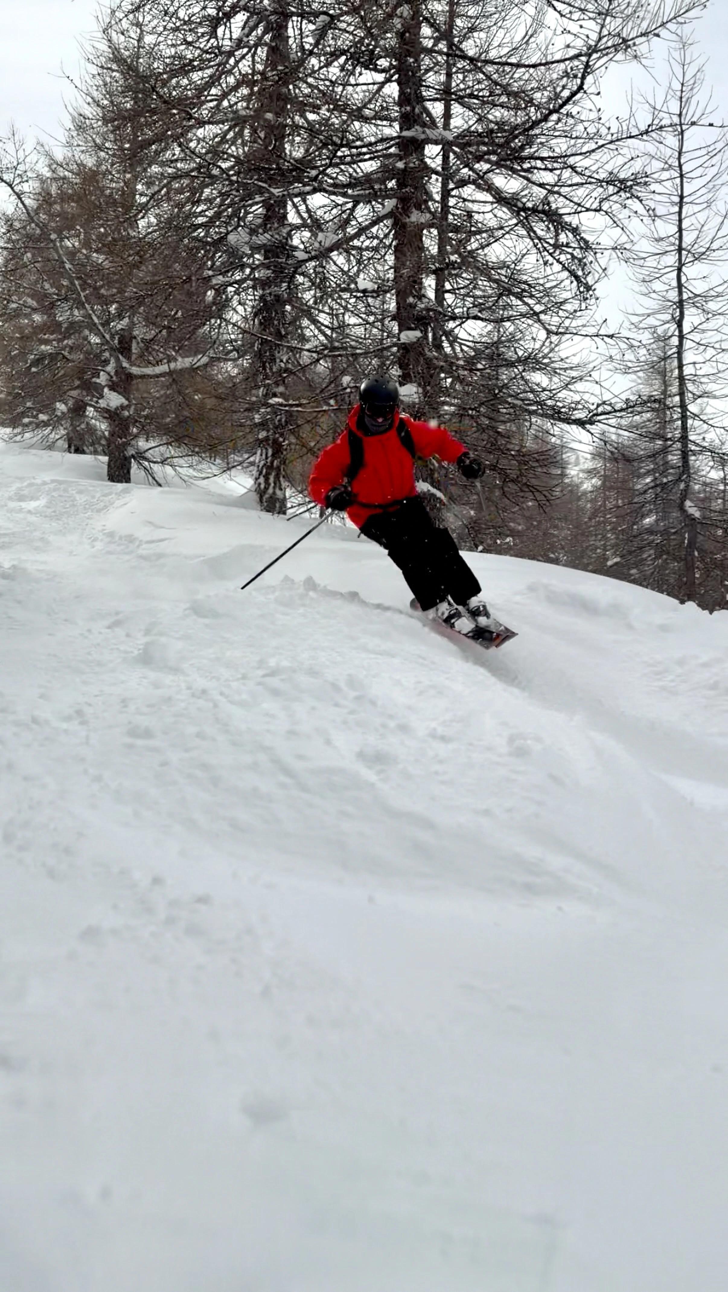 Shayne Preston skiing