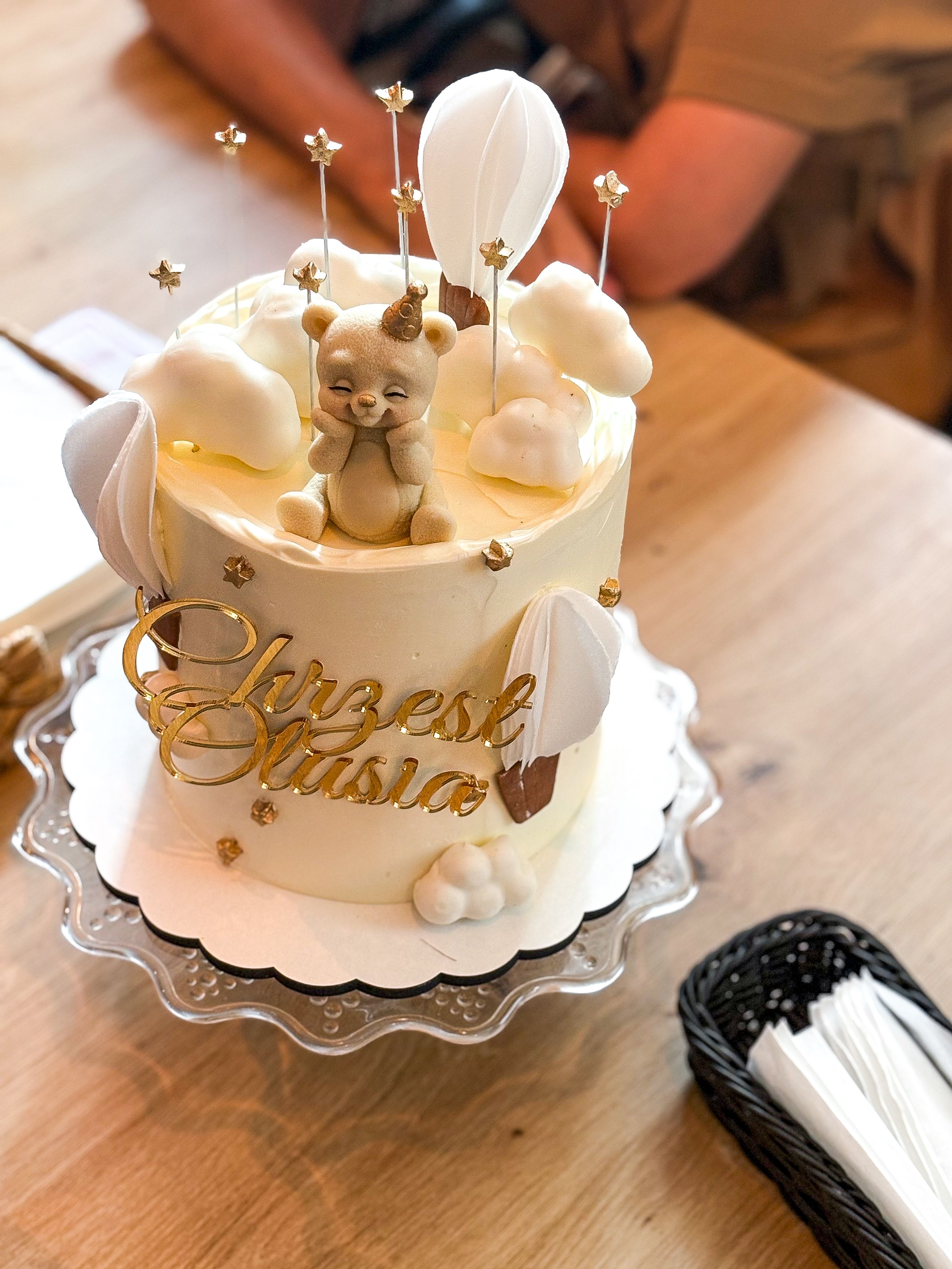 Tort z okazji Chrztu Świętego