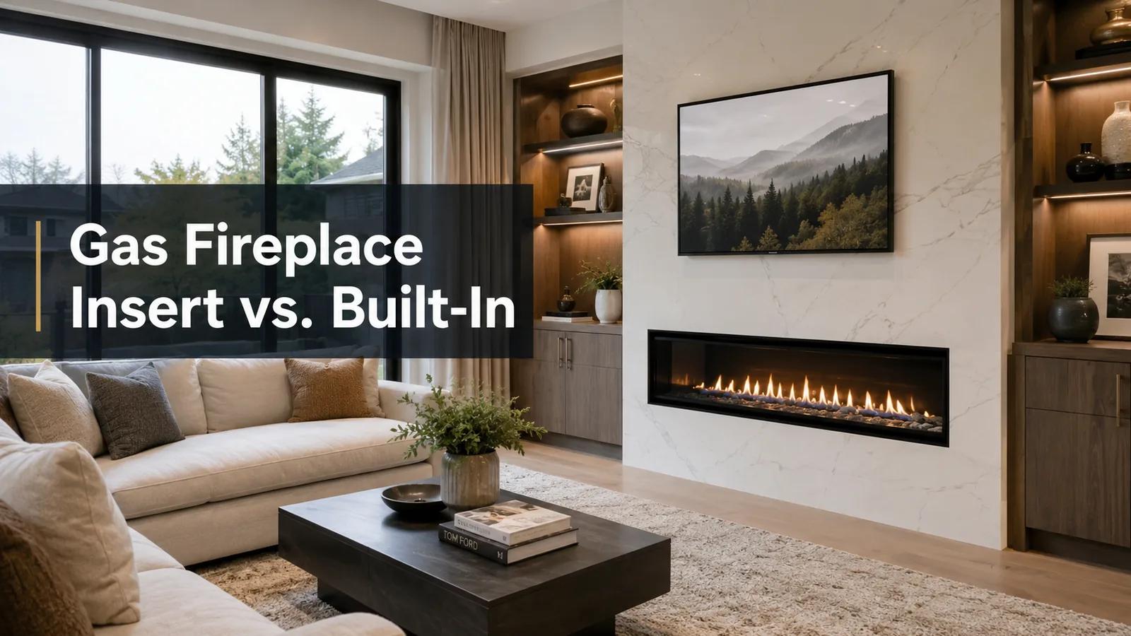 Gas Fireplace Insert Canada 2026: Insert vs. Built-In for Your GTA Home?