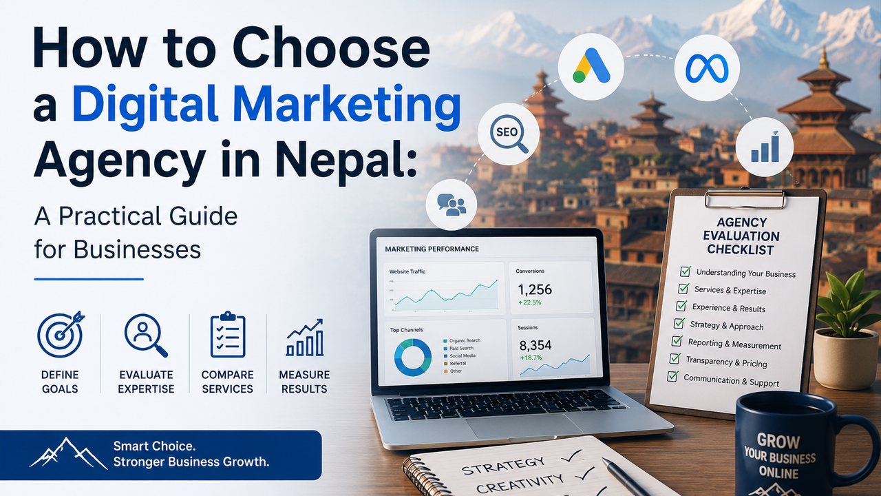 How to Choose a Digital Marketing Agency in Nepal: A Practical Guide for Businesses