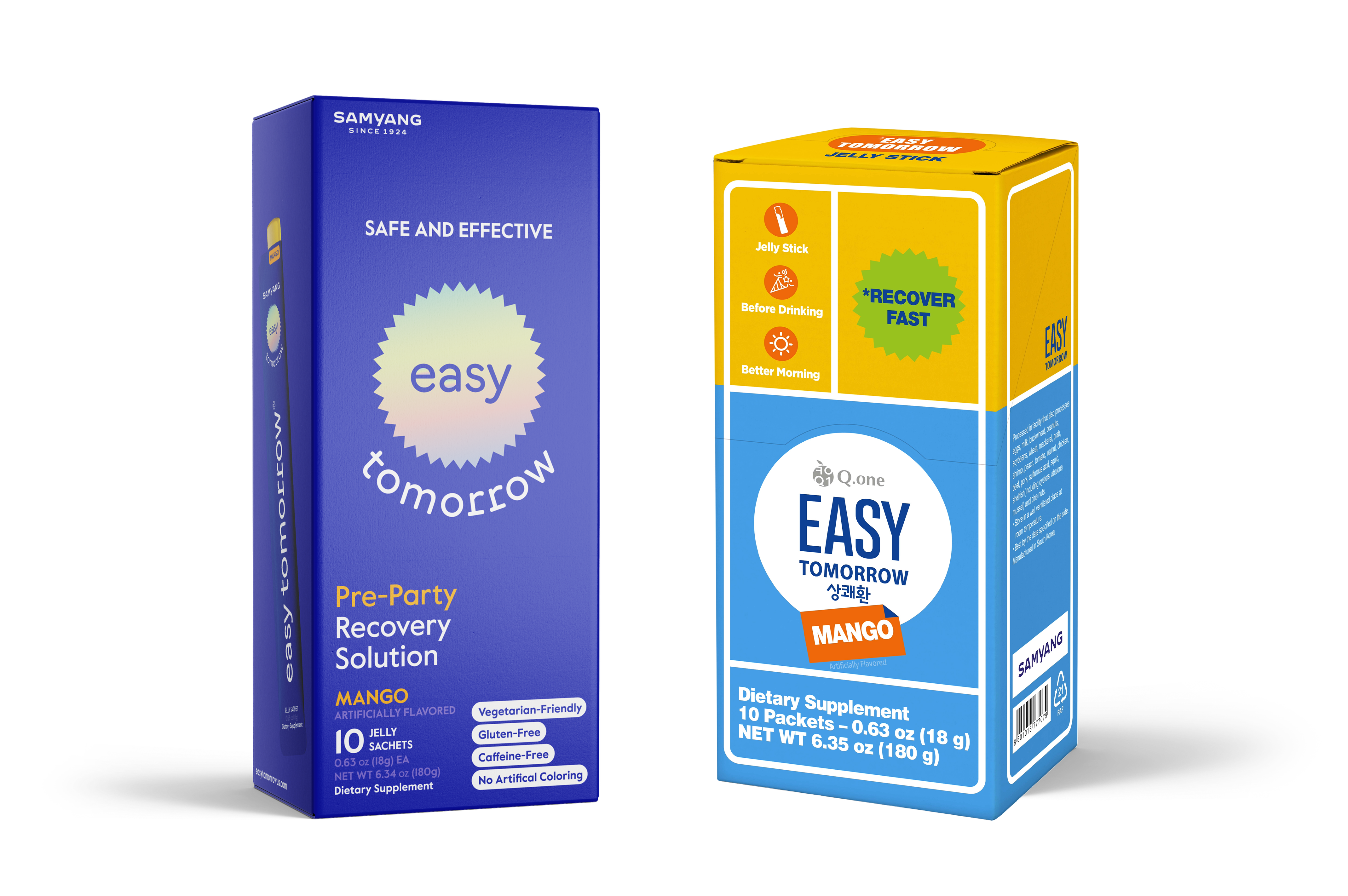 Easy Tomorrow jelly stick packages
