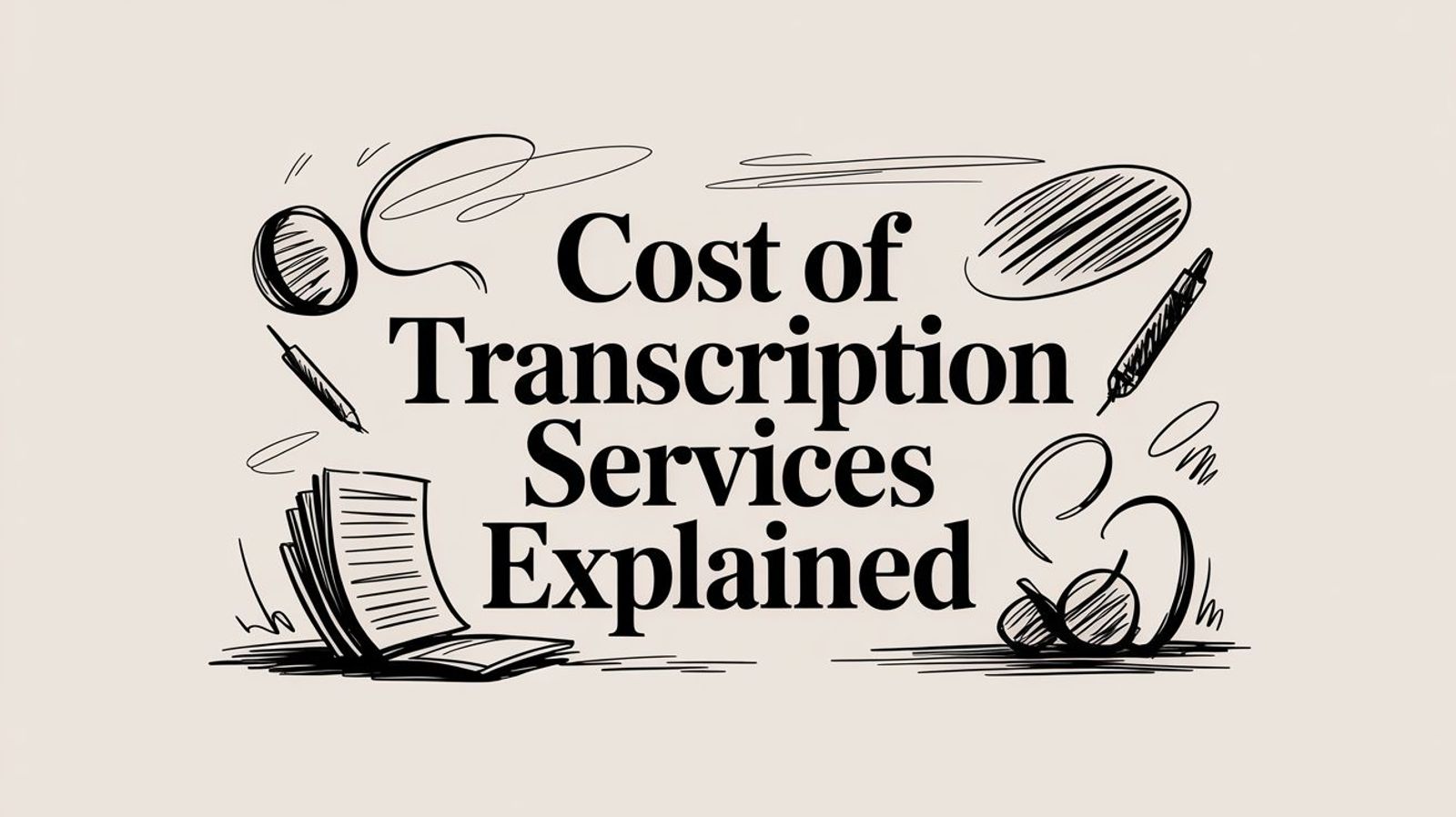 Cost of Transcription Services Explained