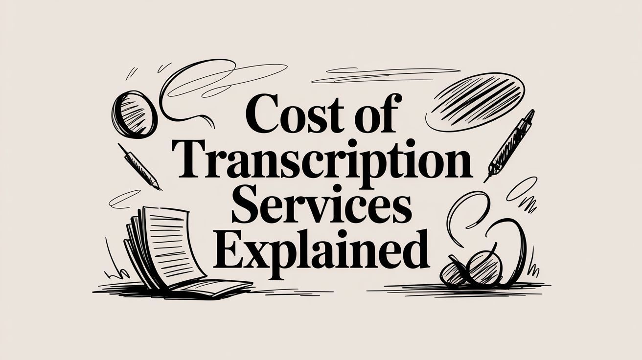 Cost of Transcription Services Explained