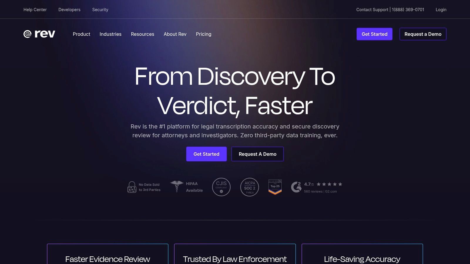 Rev Voice Recorder + Transcription