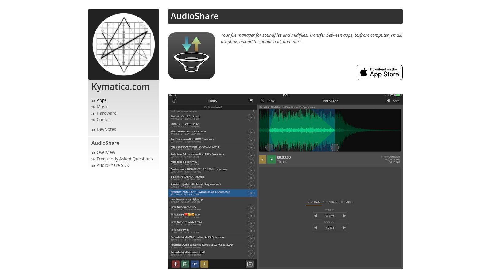 AudioShare (Kymatica)