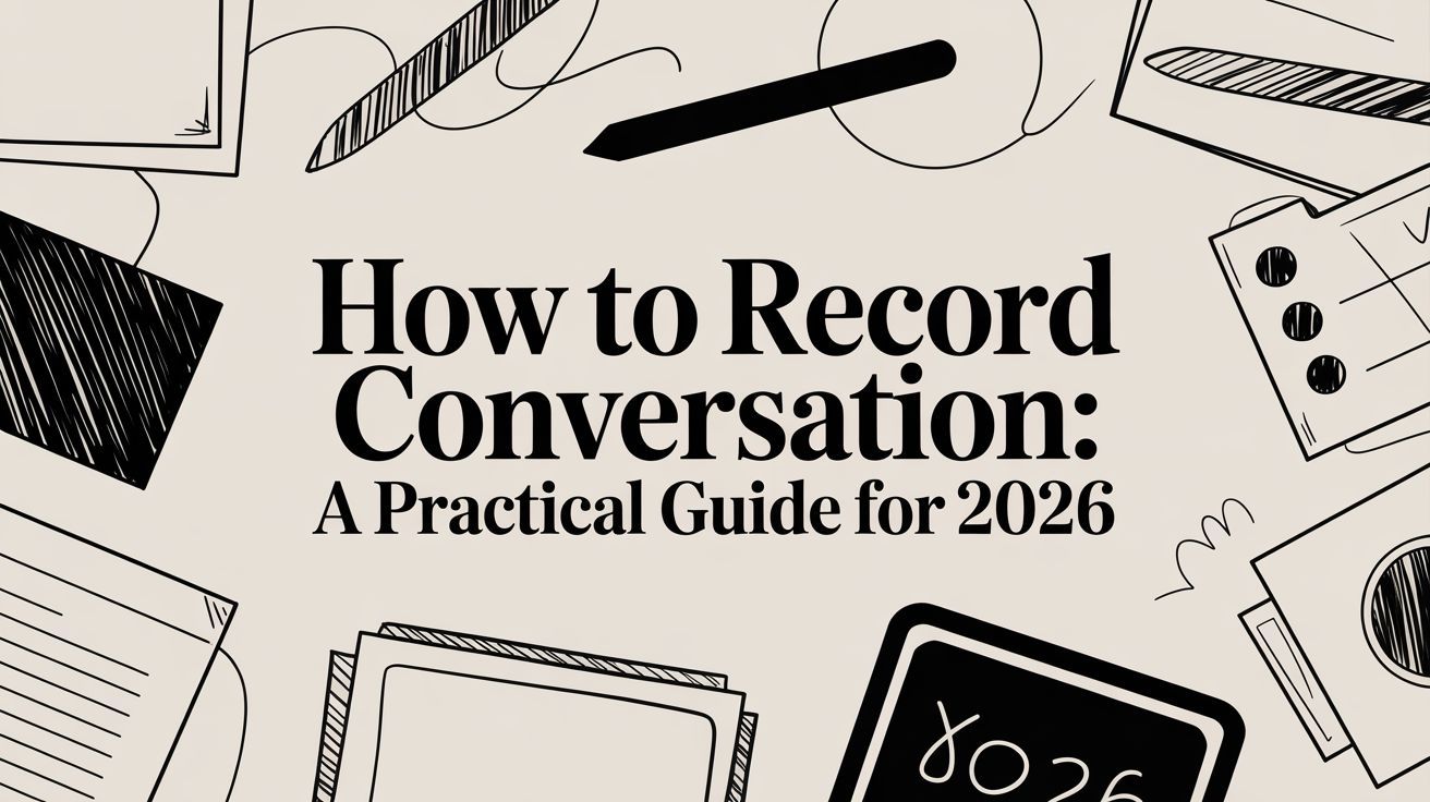 How to Record Conversation: A Practical Guide for 2026