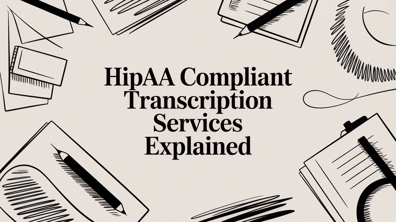 HIPAA Compliant Transcription Services Explained