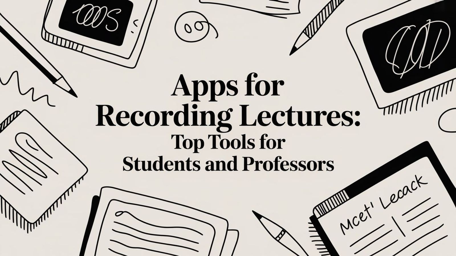 Apps for Recording Lectures: Top Tools for Students and Professors