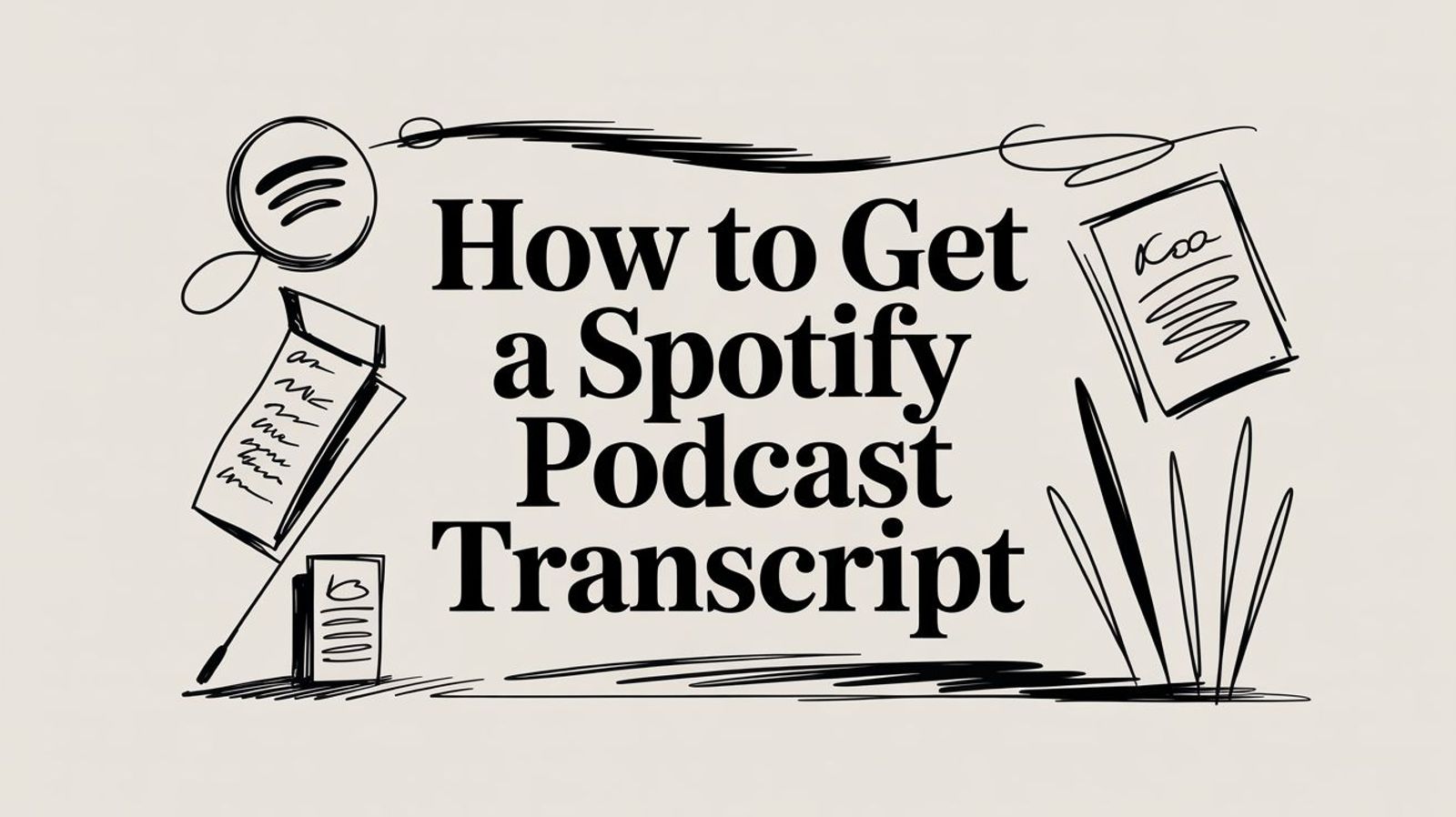 How to Get a Spotify Podcast Transcript