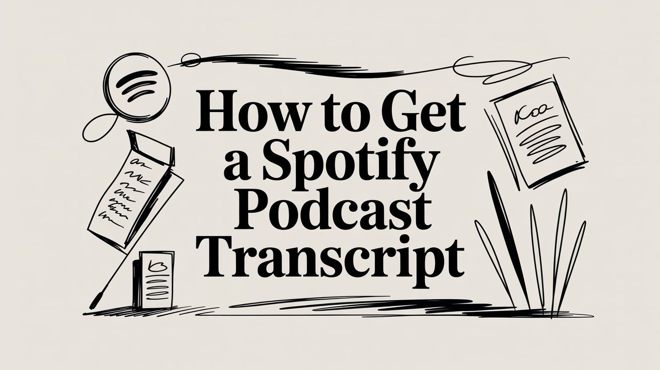 How to Get a Spotify Podcast Transcript