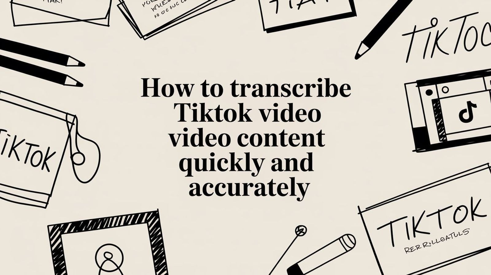 How to Transcribe a TikTok Video Quickly and Accurately