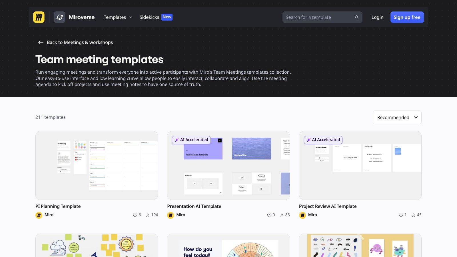 Notion – AI Meeting Notes Templates