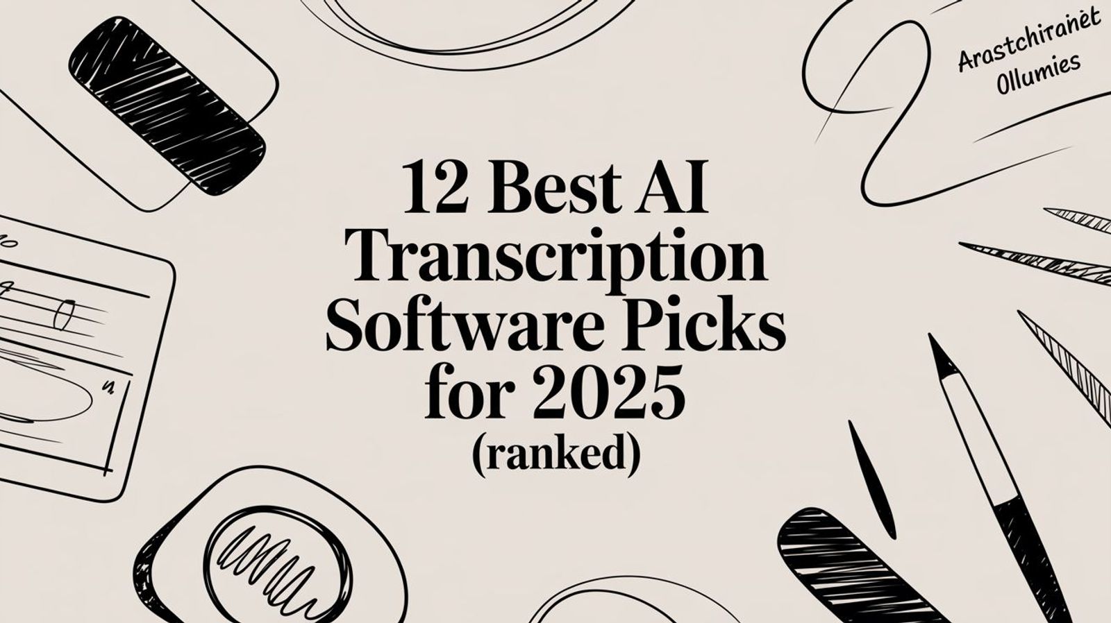 12 Best AI Transcription Software Picks for 2025 (Ranked)