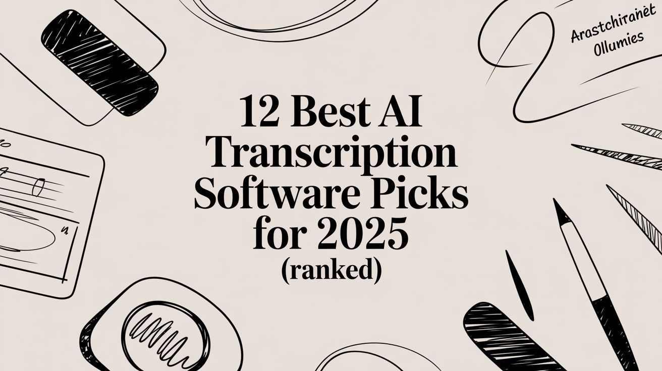 12 Best AI Transcription Software Picks for 2025 (Ranked)