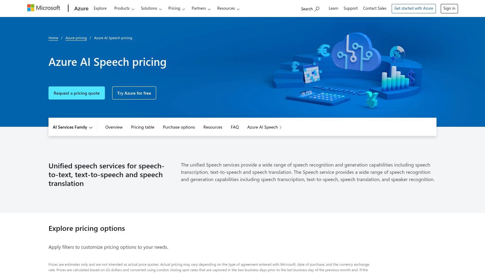 Microsoft Azure AI Speech to Text