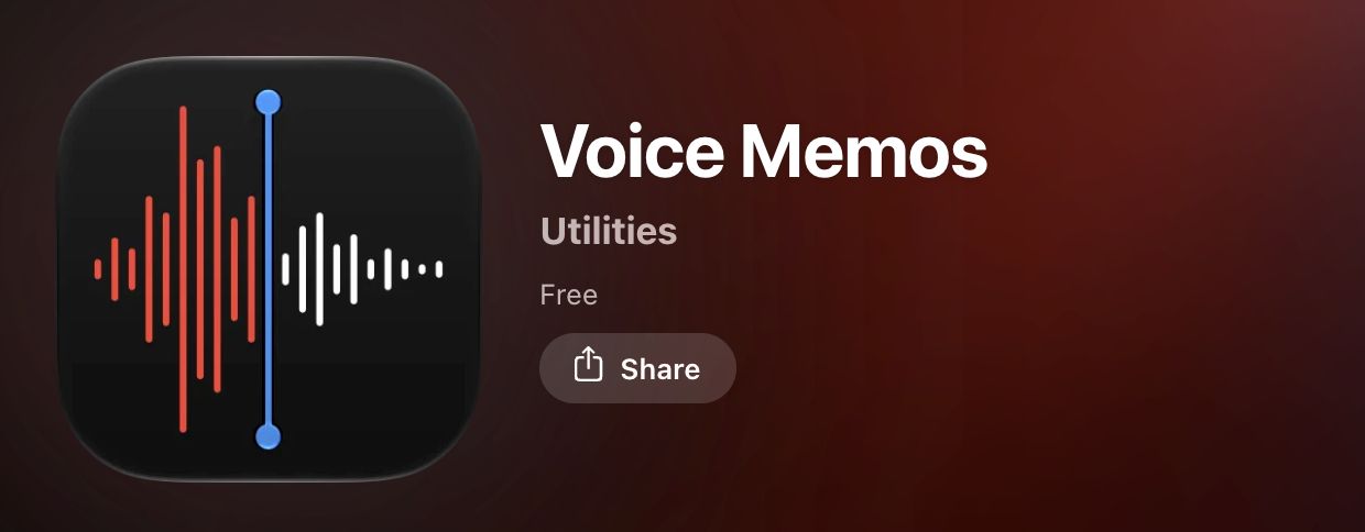 Apple Voice Memos
