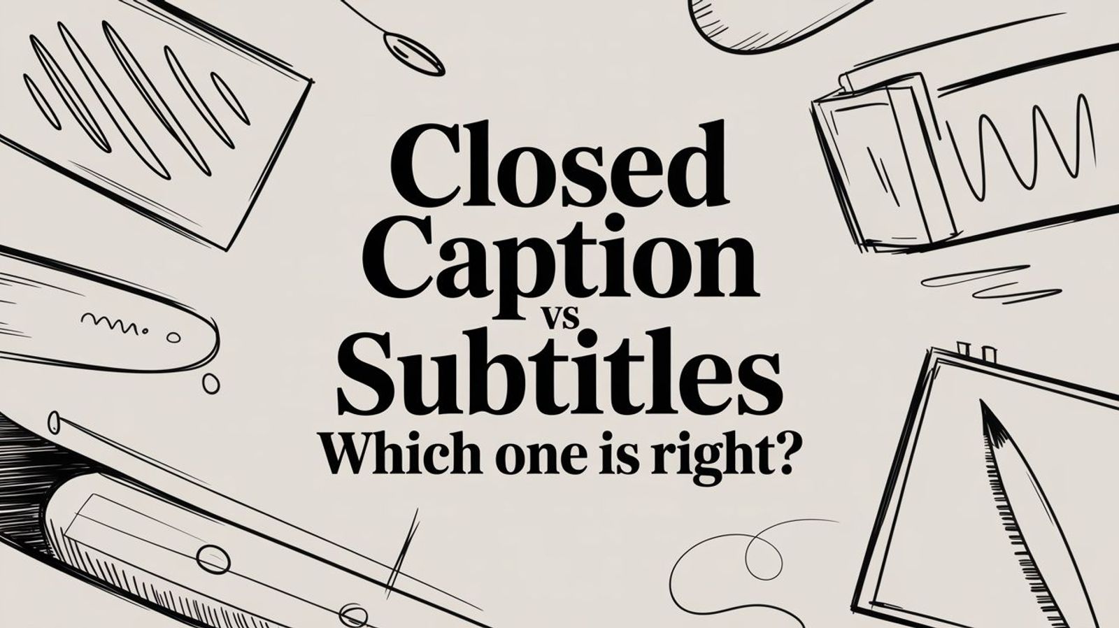 Closed Caption vs Subtitles: Which One Is Right for Your Content?