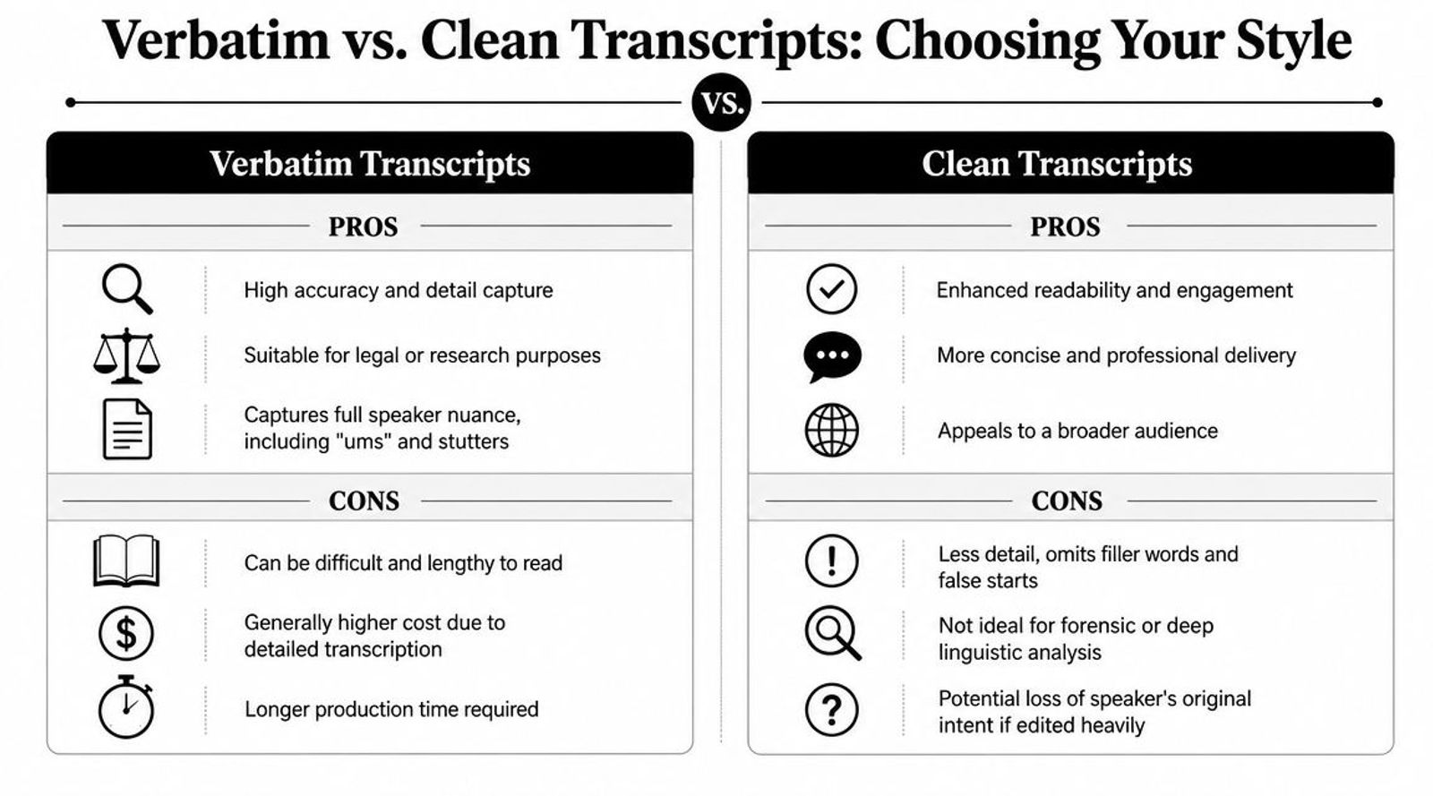 Verbatim or Clean Which Style Is Right for You