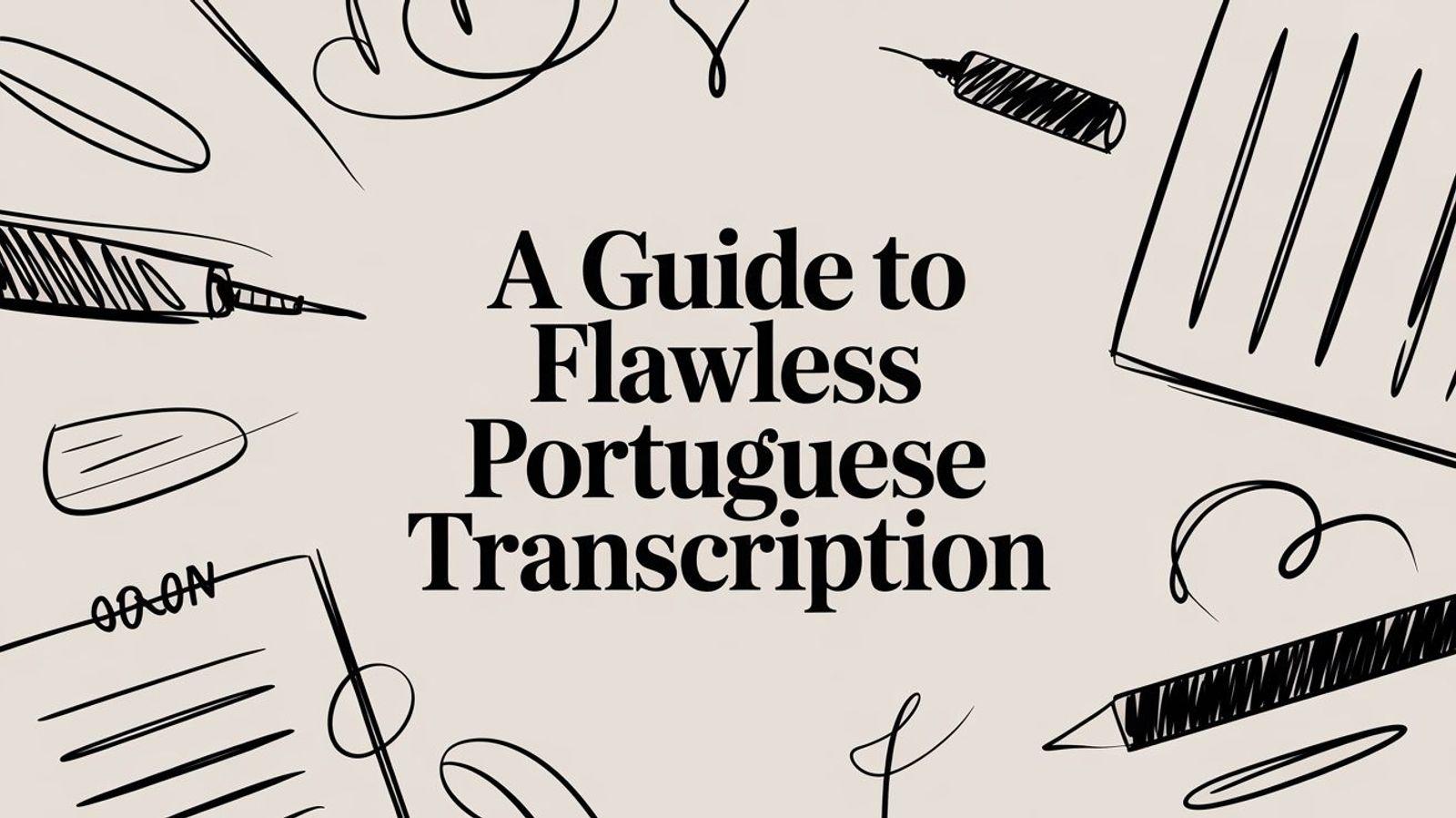 A Guide to Flawless Portuguese Transcription