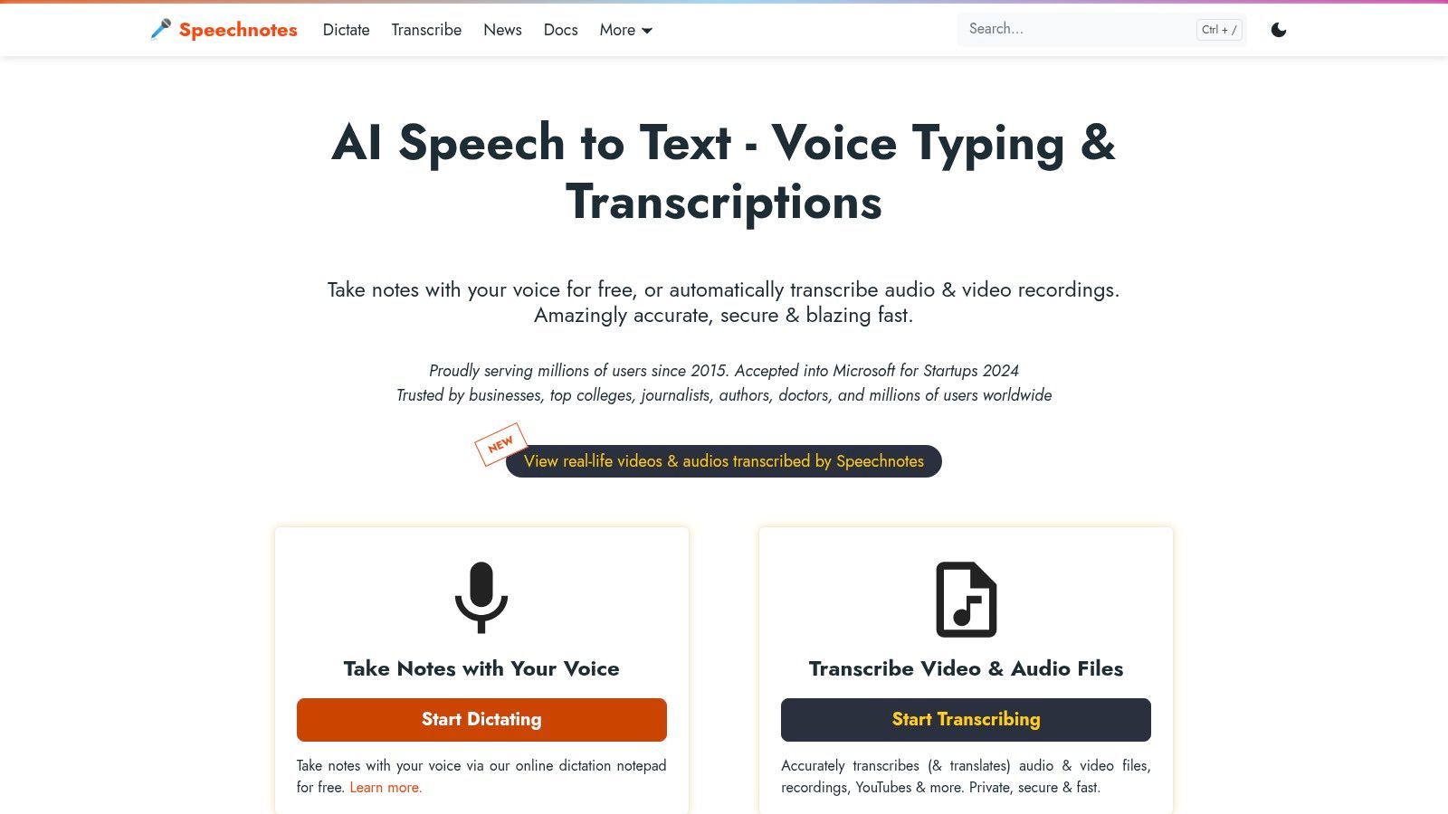 Speechnotes