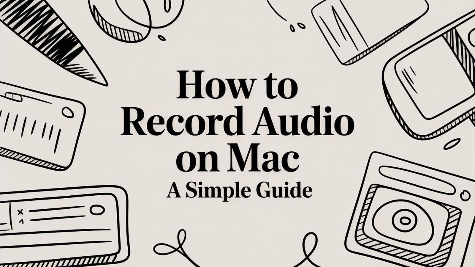 How to Record Audio on Mac: A Simple Guide for Crystal-Clear Sound
