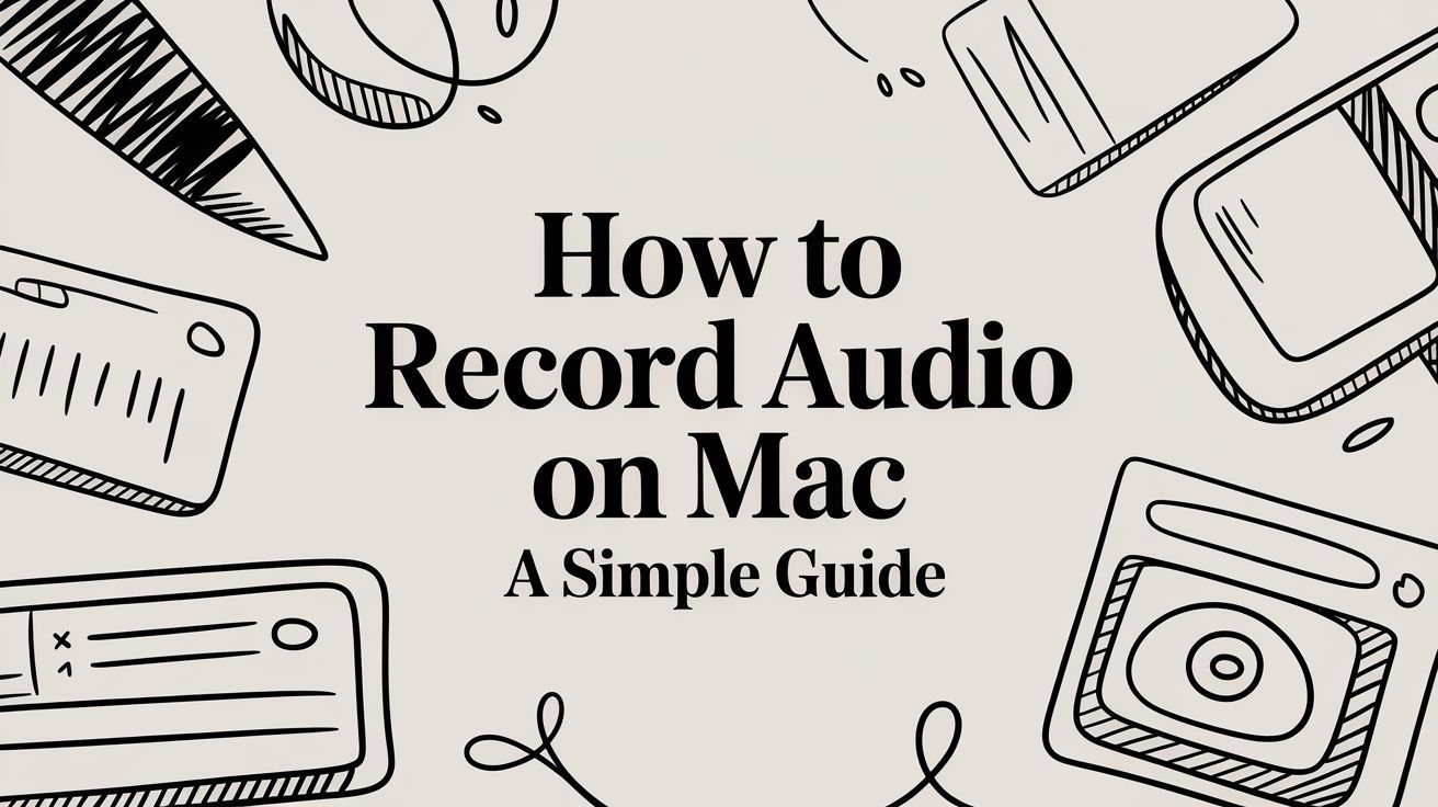 How to Record Audio on Mac: A Simple Guide for Crystal-Clear Sound