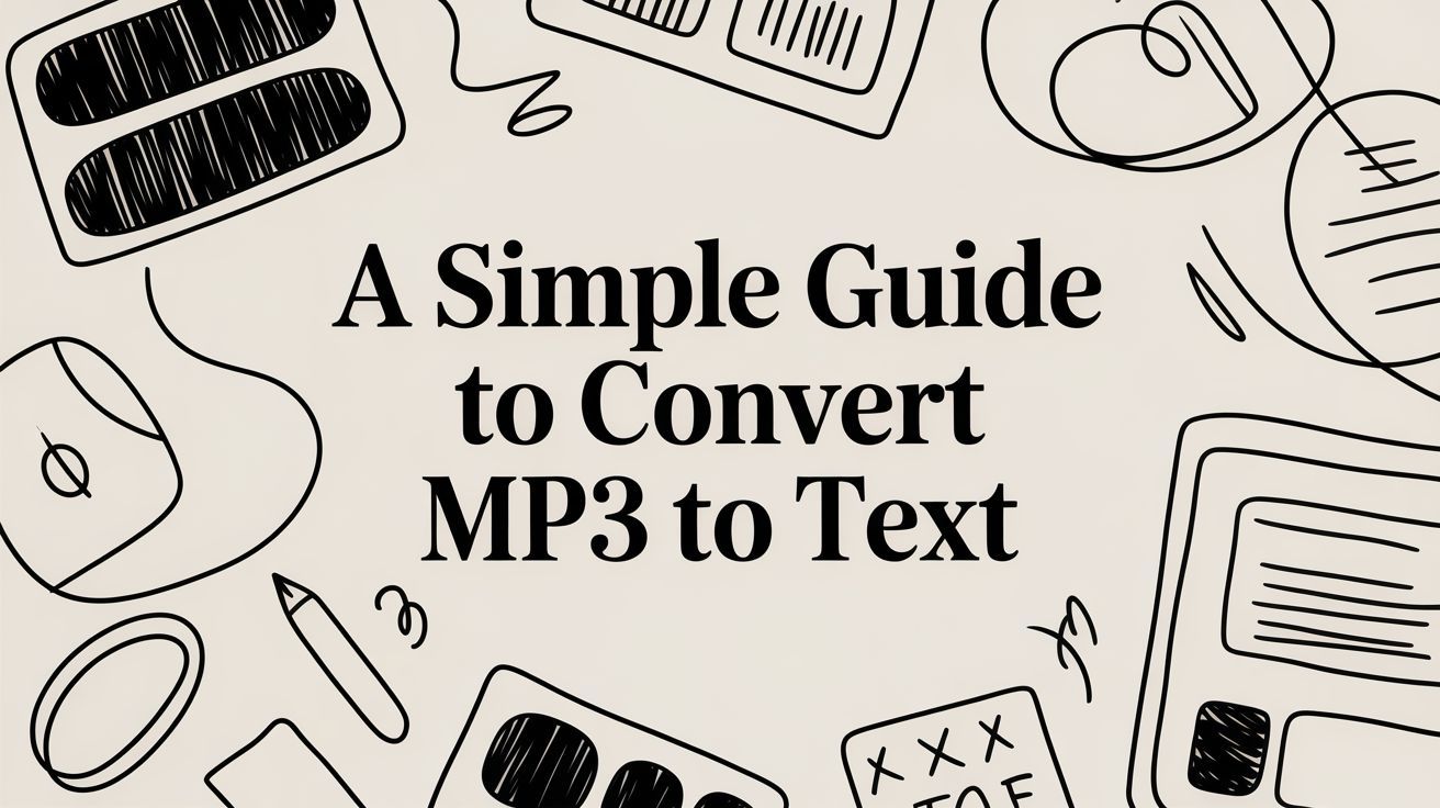 A Simple Guide to Convert MP3 to Text
