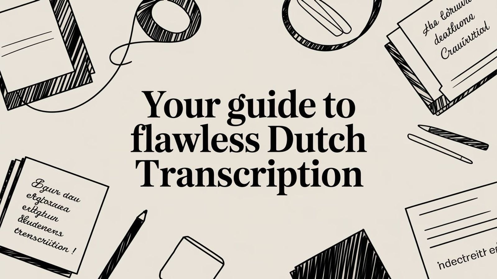 Uw Gids voor Foutloze Nederlandse Transcriptie