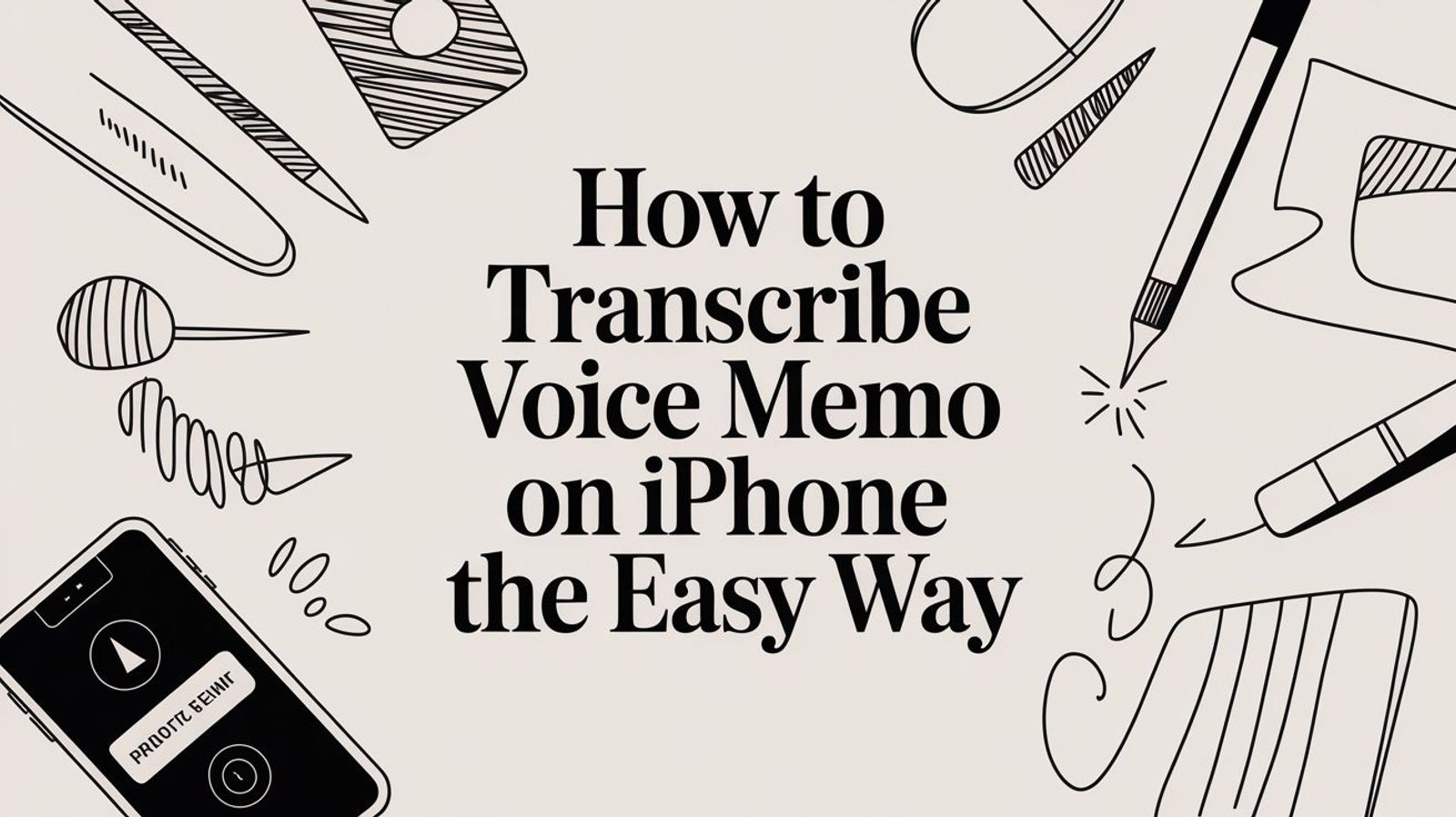 How to Transcribe a Voice Memo on Your iPhone: The Easy Way