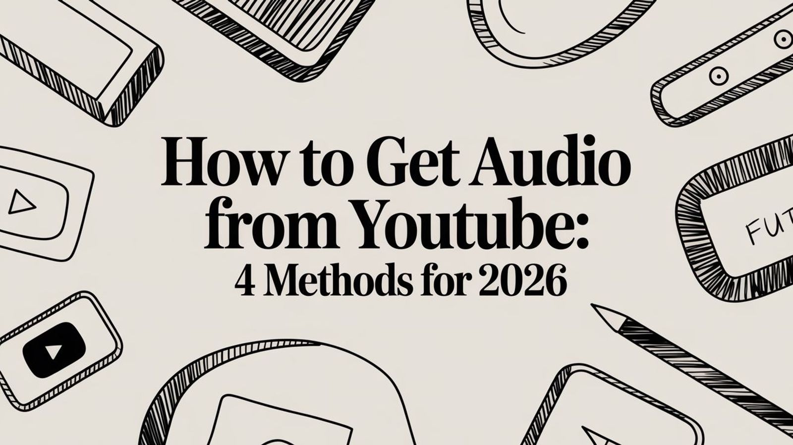 How to Get Audio from YouTube: 4 Methods for 2026
