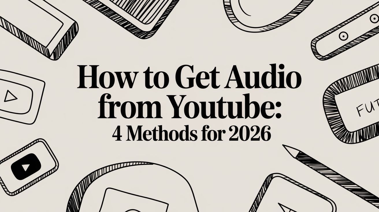 How to Get Audio from YouTube: 4 Methods for 2026