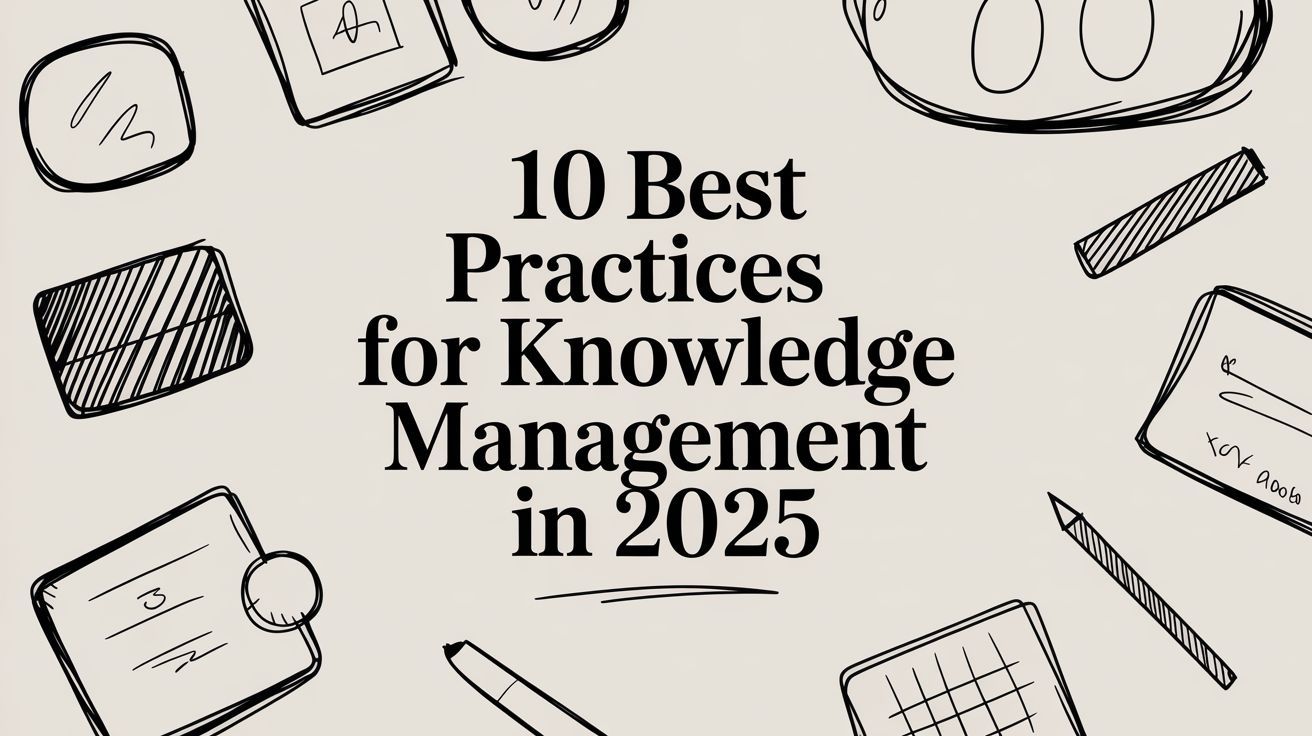 10 Best Practices for Knowledge Management in 2025