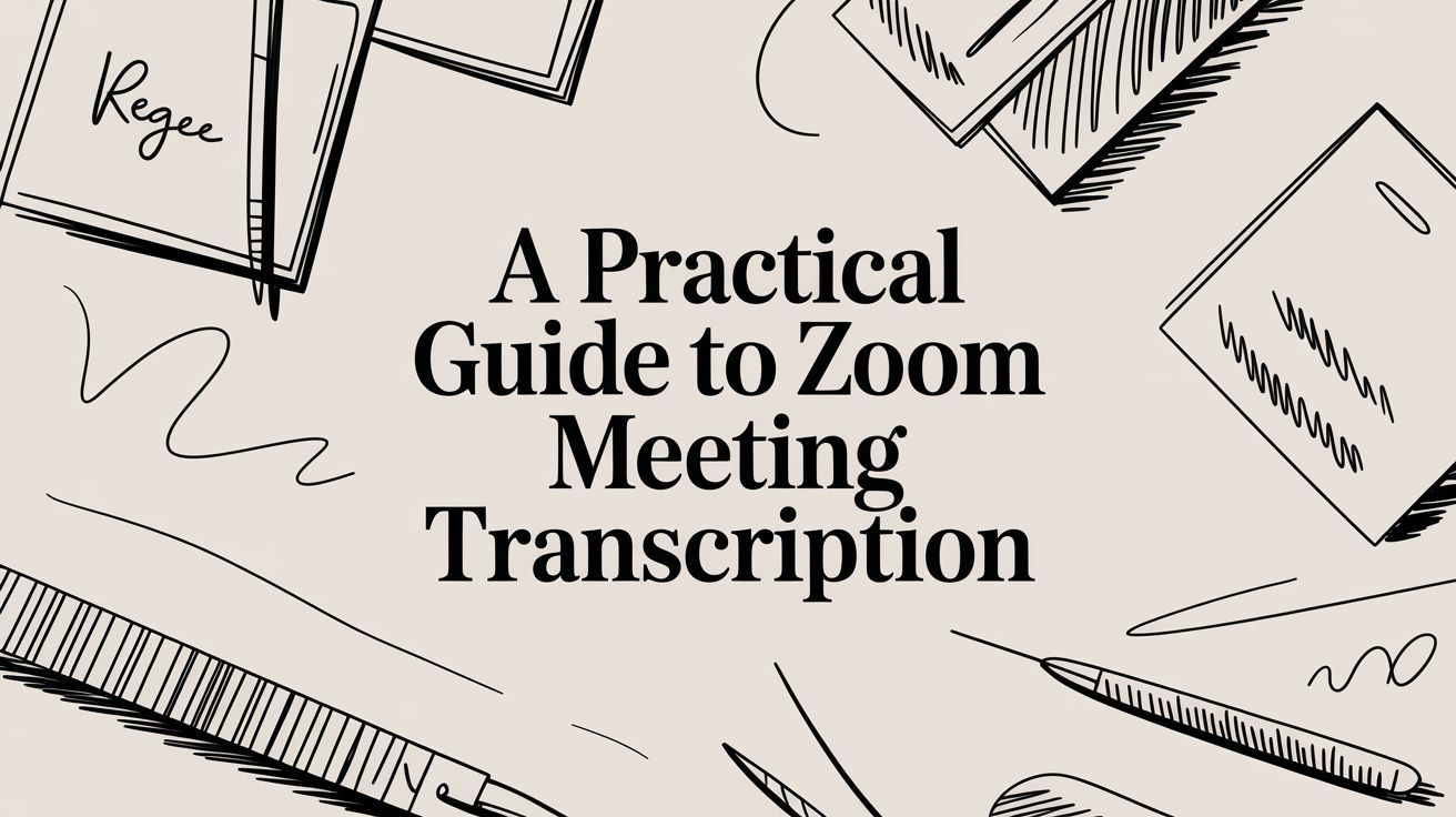 A Practical Guide to Zoom Meeting Transcription