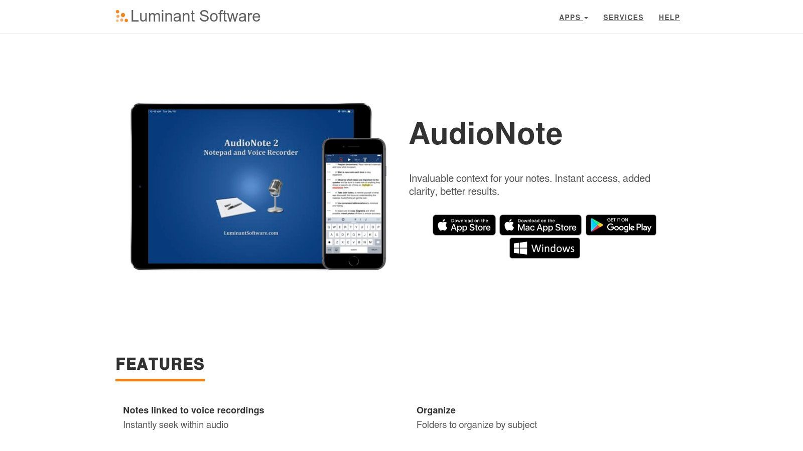 AudioNote (Luminant Software)