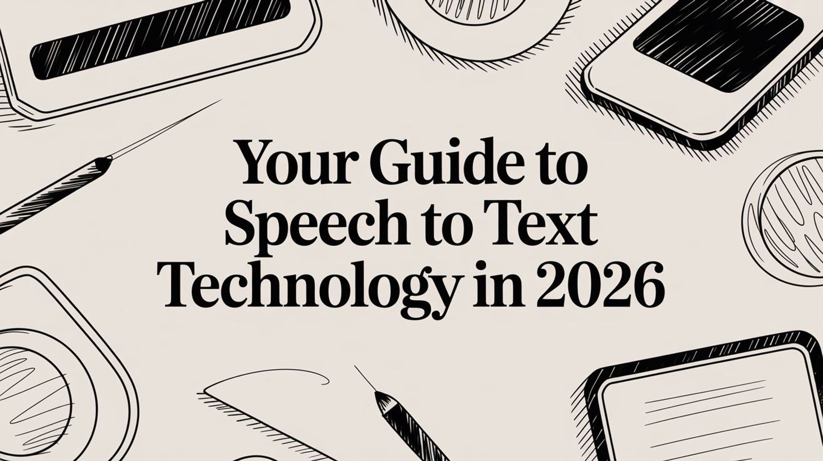 Your Complete Guide to Speech to Text Technology in 2026
