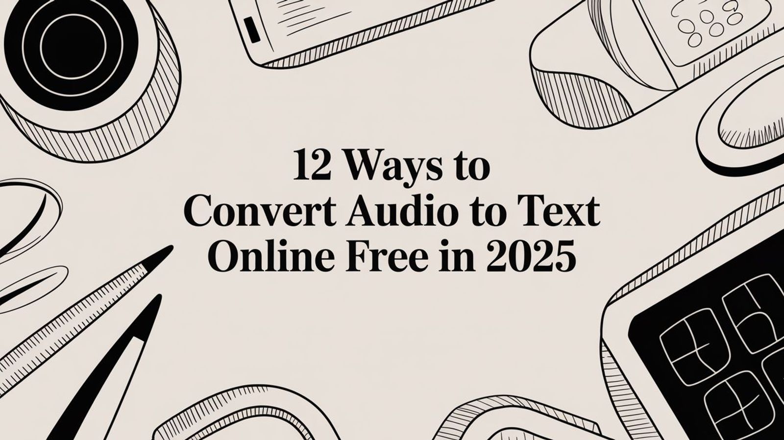 12 Ways to Convert Audio to Text Online Free in 2025