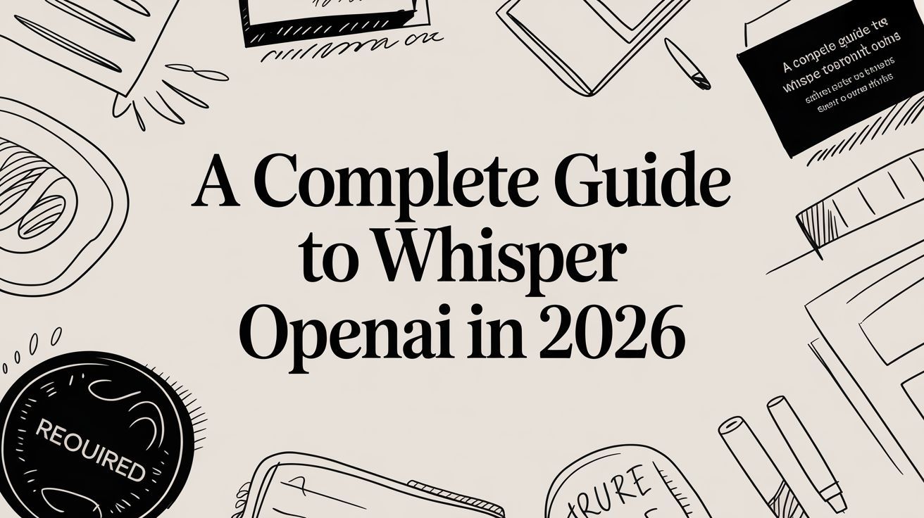 A Complete Guide to Whisper OpenAI