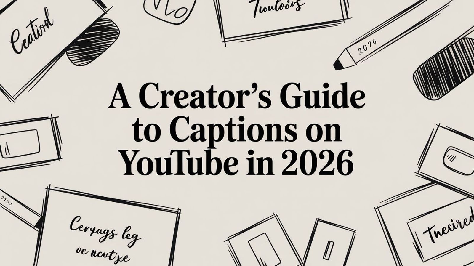 A Creator’s Guide to Captions on YouTube in 2026